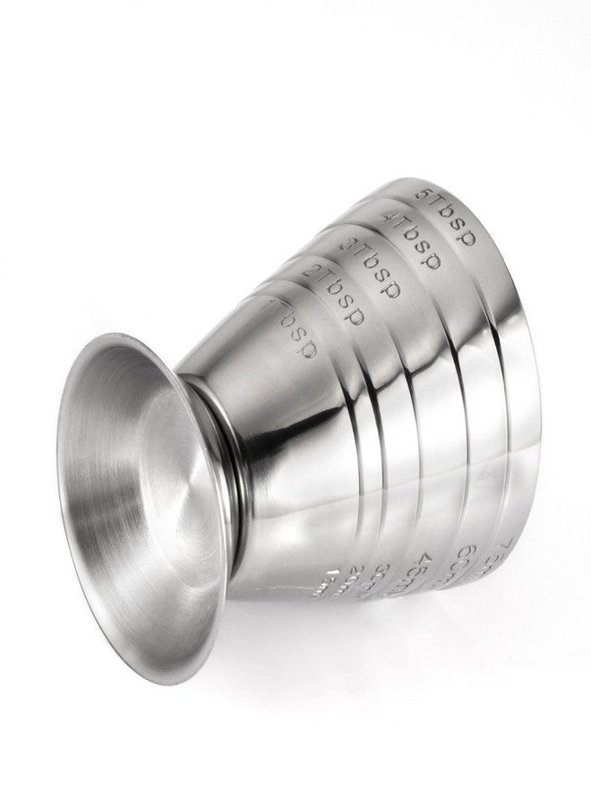 جيرن كوب قياس معدني من جيرن، أداة قياس أونصة صغيرة، كوب خلط كوكتيل 75 مل - Image 4